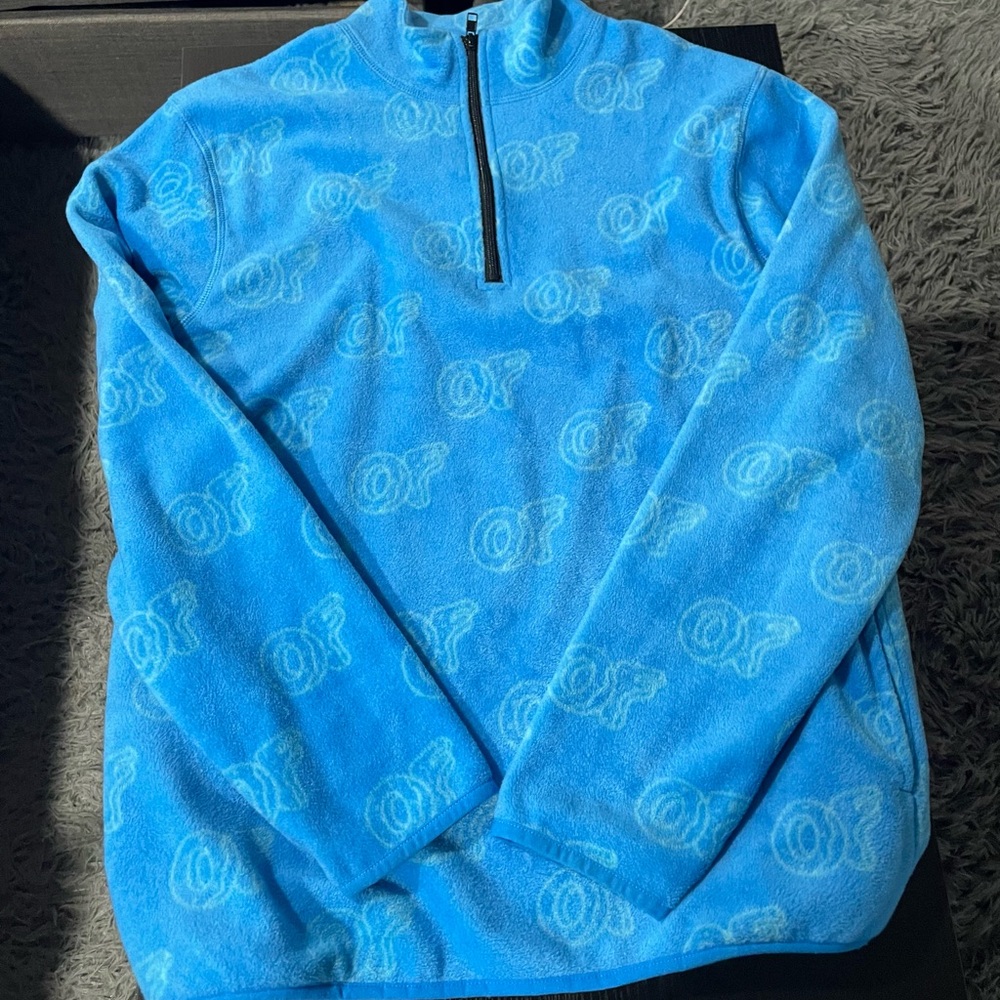Blue Half-Zip Sweater Odd Future size M